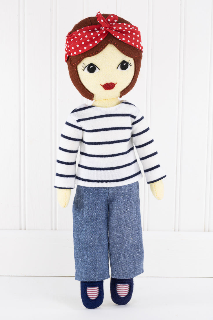 Tilly the Felt Doll Sewing Pattern