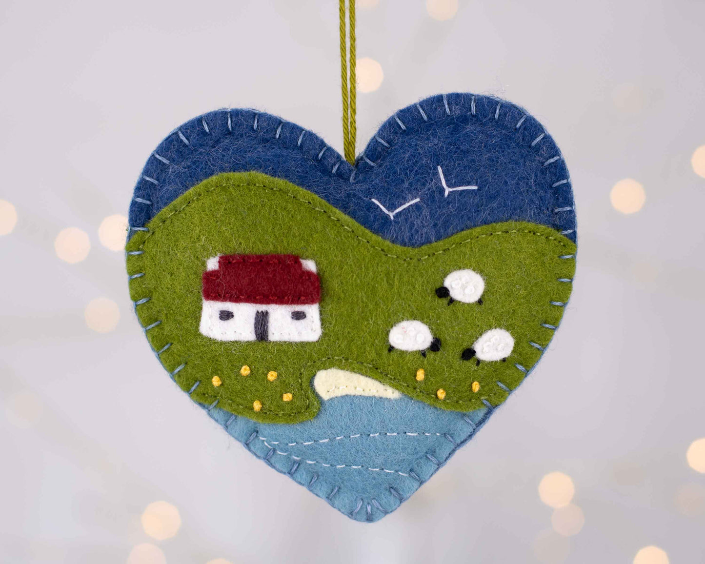 Cottage Heart Felt Ornament Sewing Kit